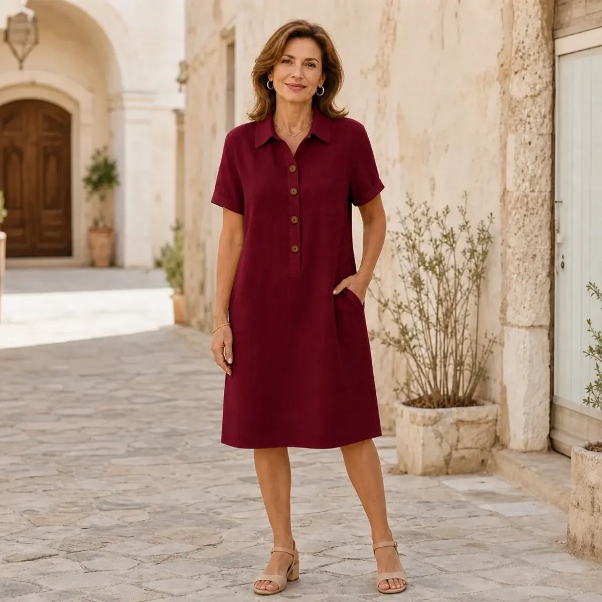 【S-3XL】Vestido casual de verano cómodo, corte estilizado, moderno y versátil.