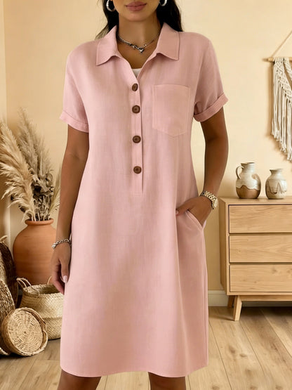 【S-3XL】Vestido casual de verano cómodo, corte estilizado, moderno y versátil.