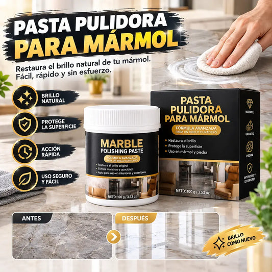 【Paquete de 2 cajas】✨ Pasta para pulir mármol: elimina arañazos sin esfuerzo, restaura el brillo y protege la superficie 🛡️