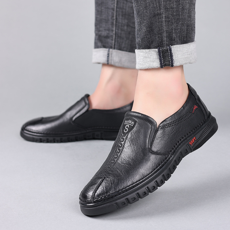 【39-44】Zapatos de cuero hechos a mano para hombres