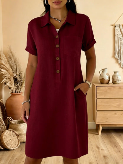 【S-3XL】Vestido casual de verano cómodo, corte estilizado, moderno y versátil.