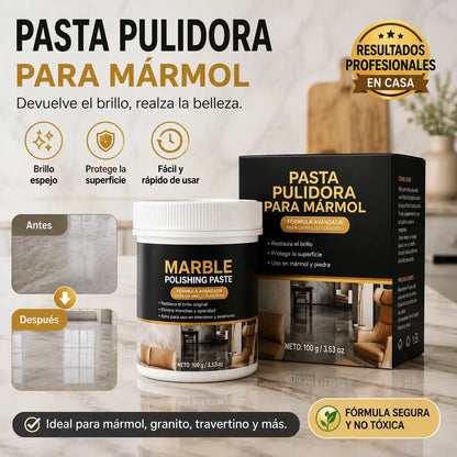 【Paquete de 2 cajas】✨ Pasta para pulir mármol: elimina arañazos sin esfuerzo, restaura el brillo y protege la superficie 🛡️